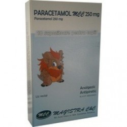 Magistra Paracetamol 250 mg Supozitoare pentru copii X 10