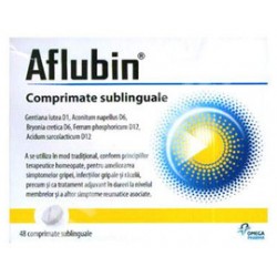 Aflubin homeopat comprimate sublinguale antigripale X 12