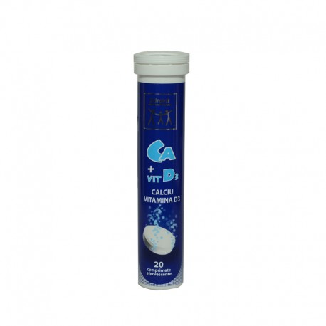 Calciu+Vitamina D3 Efervescent - Zdrovit