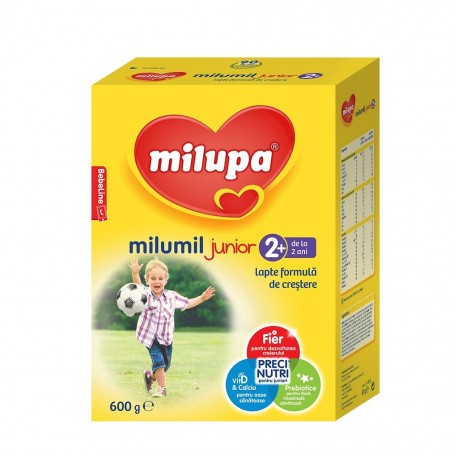 Lapte praf pentru copii Junior de la 2 la 3 ani Milumil 600g Milupa