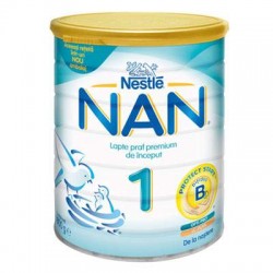 Lapte praf premium Nan 1, +0 luni, 800 g, Nestle