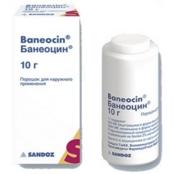 Baneocin 250 Ui/5000 Pulbere Cutanata 10gr